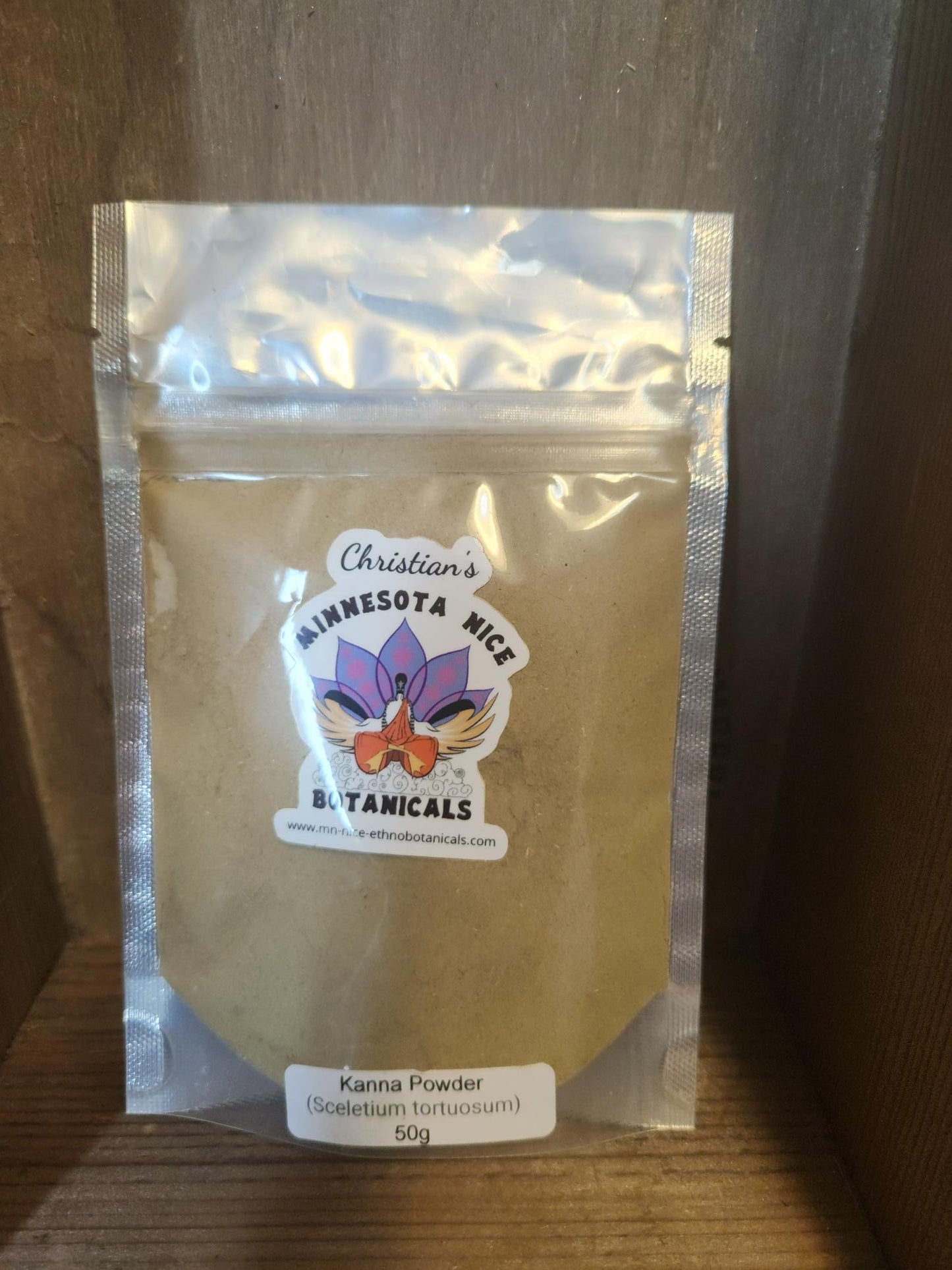 Packed Sachet of 50g Kanna Powder