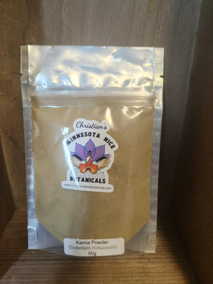 Packed Sachet of 50g Kanna Powder