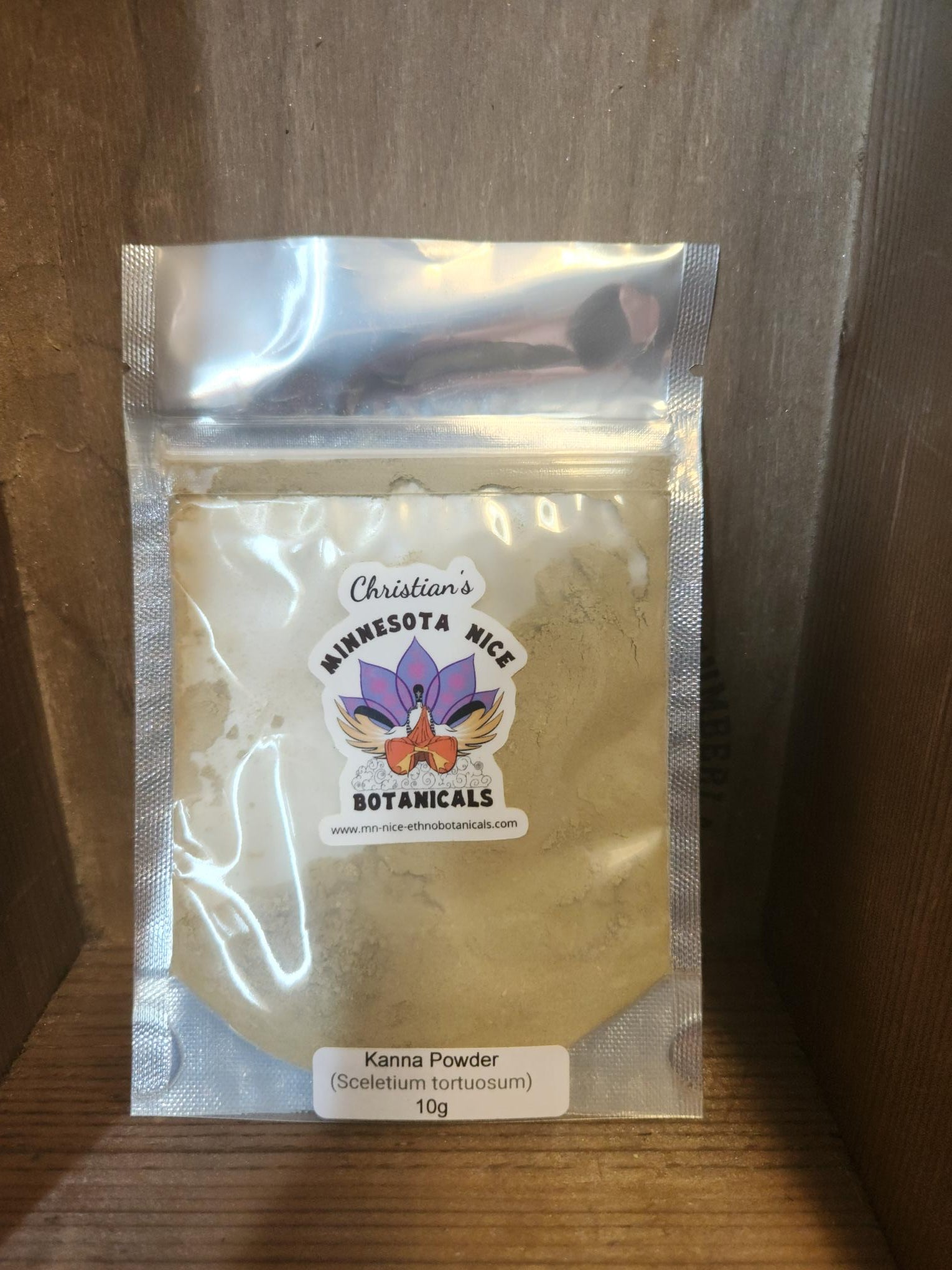 Packed Sachet of 10g Kanna Powder