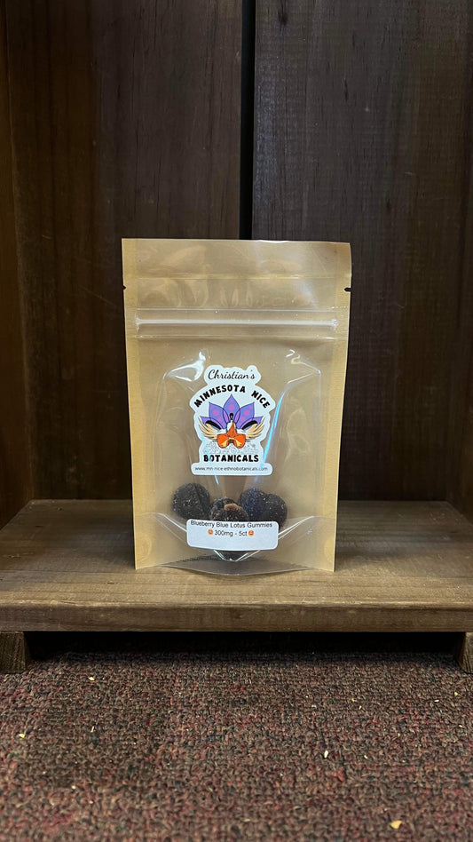 Package of blue lotus gummies