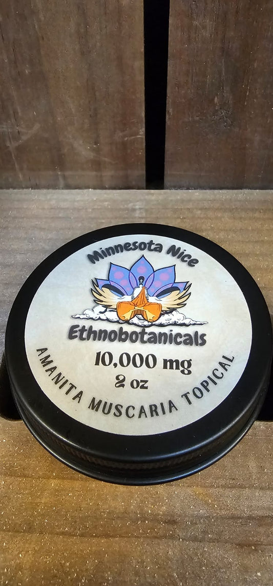 Top view of Amanita cream